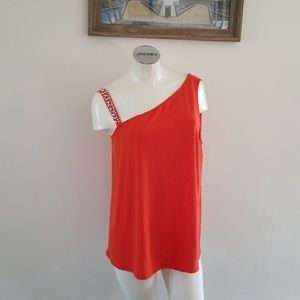 NWT embellished strap tank